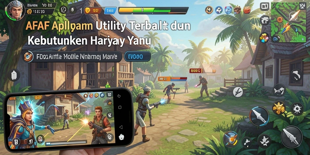 Tampilan antarmuka AFAF yang sederhana dan intuitif.
