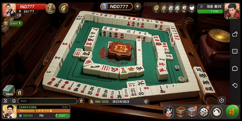 Tampilan gameplay seru di IND777 yang menggugah semangat bermain Mahjong.