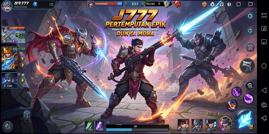 Gameplay seru dalam JT777 dengan strategi dan pertempuran tim.