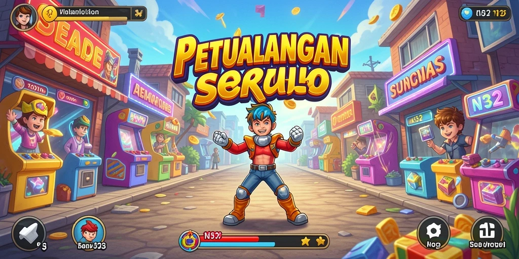 Tampilan seru dari gameplay N32 yang mengasyikkan.