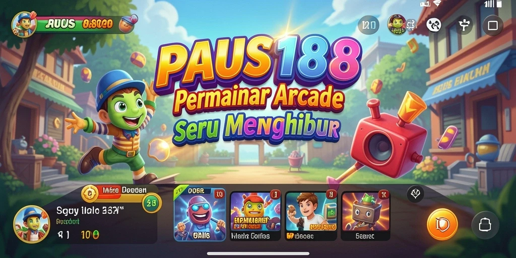 Screenshot PAUS188 menampilkan aksi seru dari gameplay Arcade.