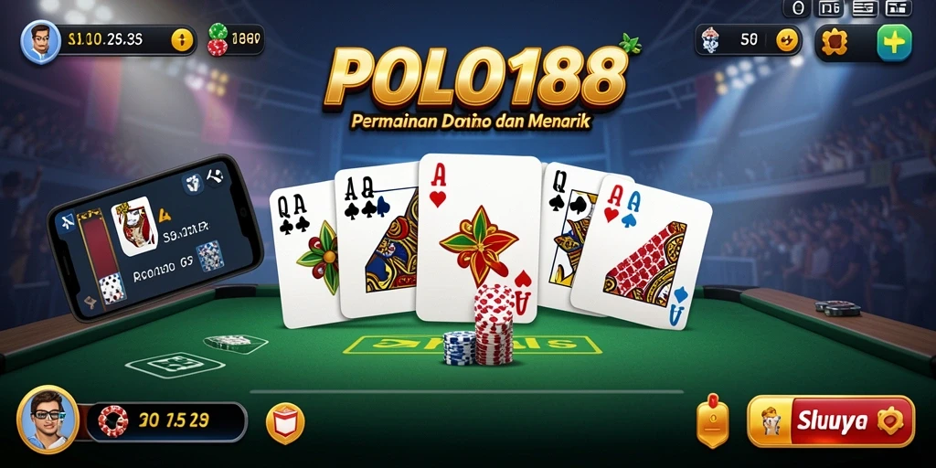Screenshot gameplay POLO188 menampilkan aksi seru permainan Domino.