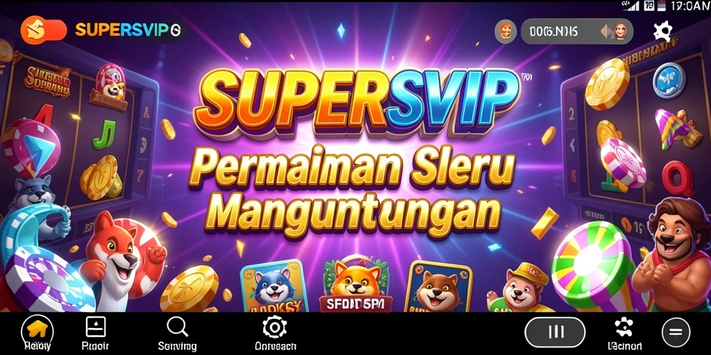 Tampilan gameplay menarik dari SUPERSVIP dalam permainan slot.